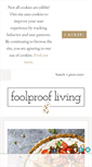 Mobile Screenshot of foolproofliving.com